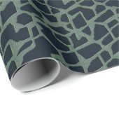 Geometrisches Muster Geschenkpapier (Rolleneckpunkt)