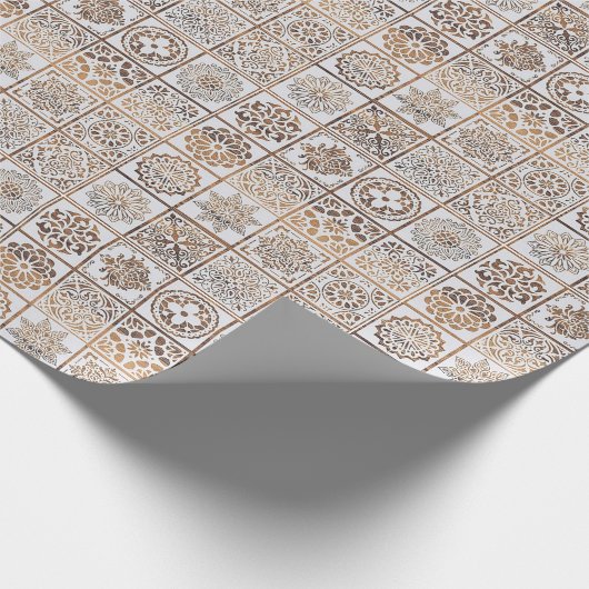 Geometrisches Muster Geschenkpapier (Ecke)