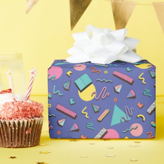 geometrisches Muster Geschenkpapier (Geburtstagsparty)