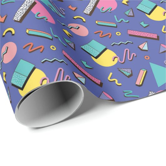 geometrisches Muster Geschenkpapier (Rolleneckpunkt)