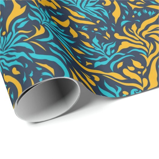 Geometrisches Muster Geschenkpapier (Rolleneckpunkt)