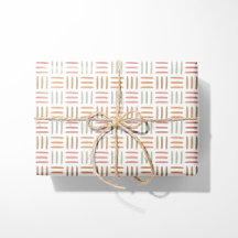 Geometrisches Muster Geschenkpapier Rosa Boho Lini