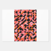 geometrisches Muster. Geschenkpapier Set (Vorderseite 2)