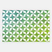 Geometrisches Muster Geschenkpapier Set (Vorderseite 2)