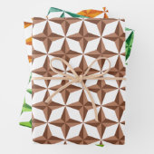 Geometrisches Muster Geschenkpapier Set (Beispiel)