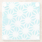 geometrisches Muster Glasuntersetzer (Rückseite)