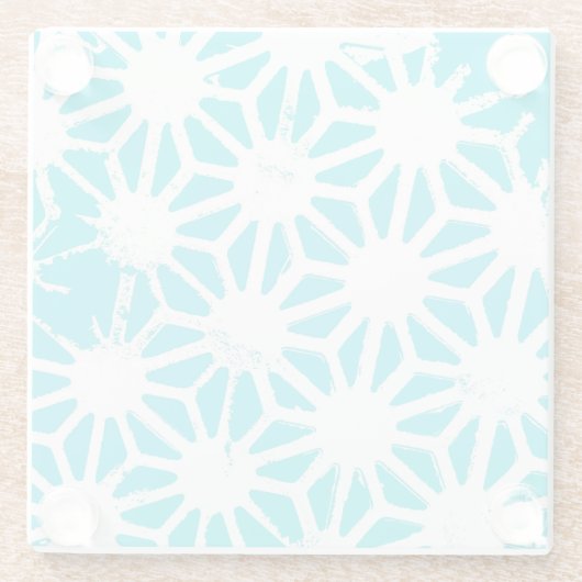 geometrisches Muster Glasuntersetzer (Rückseite)