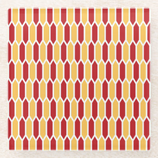 Geometrisches Muster Glasuntersetzer