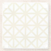 Geometrisches Muster Glasuntersetzer (Rückseite)