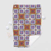 Geometrisches Muster Golfhandtuch (Insitu)