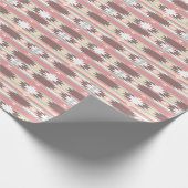 Geometrisches Muster im aztec-Stil 2 Geschenkpapier (Ecke)