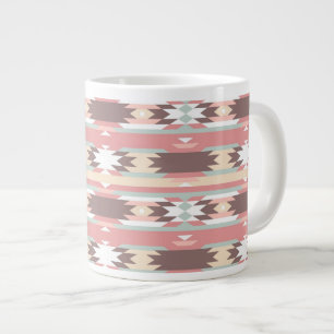 Geometrisches Muster im aztec-Stil 2 Jumbo-Tasse