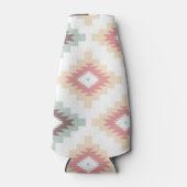 Geometrisches Muster im aztec-Stil Flaschenkühler (Vorderseite)