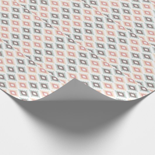 Geometrisches Muster im aztec-Stil Geschenkpapier (Ecke)