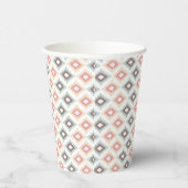 Geometrisches Muster im aztec-Stil Pappbecher (Rechts)