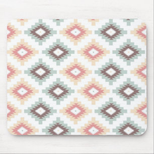 Geometrisches Muster im Aztekstil Mousepad