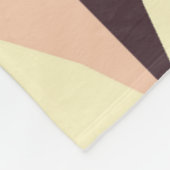 Geometrisches Muster im Retro-Stil Fleecedecke (Ecke)
