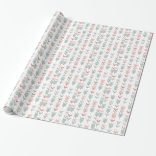 Geometrisches Muster im Retro-Stil Geschenkpapier