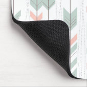 Geometrisches Muster im Retro-Stil Mousepad (Ecke)