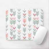Geometrisches Muster im Retro-Stil Mousepad (Mit Mouse)