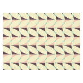 Geometrisches Muster im Retro-Stil Tischdecke (Vorderseite (Horizontal))