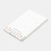 Geometrisches Muster im Retrostil Post-it Klebezettel (angewinkelt)