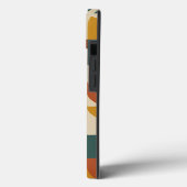 Geometrisches Muster im Stil der Mitte des 20. Jah Case-Mate iPhone Hülle (Rückseite / Links)