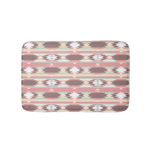 Geometrisches Muster in aztekischer Art 2 Badematte