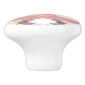 Geometrisches Muster in aztekischer Art 2 Keramikknauf (Seitenansicht)