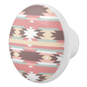 Geometrisches Muster in aztekischer Art 2 Keramikknauf (Rechts)