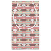 Geometrisches Muster in aztekischer Art 2 Kleine Geschenktüte (Rückseite)