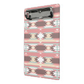 Geometrisches Muster in aztekischer Art 2 Mini Klemmbrett (Gewinkelt2)