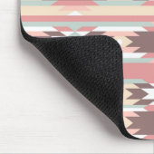 Geometrisches Muster in aztekischer Art 2 Mousepad (Ecke)