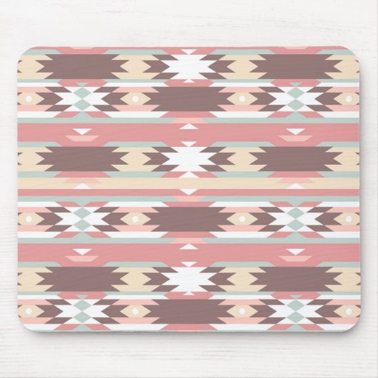 Geometrisches Muster in aztekischer Art 2 Mousepad (Vorne)