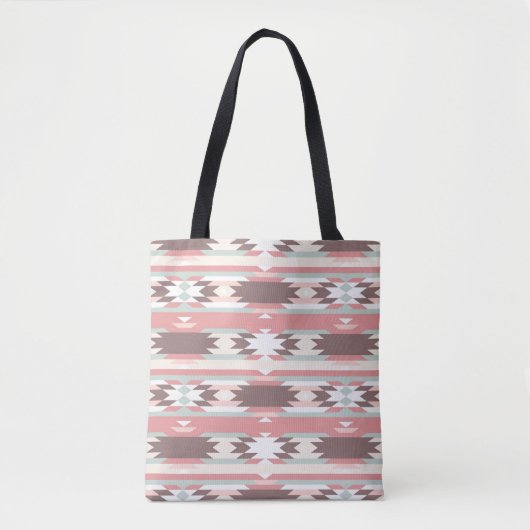 Geometrisches Muster in aztekischer Art 2 Tasche (Vorderseite)