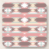 Geometrisches Muster in aztekischer Art 2 Untersetzer (Vorderseite)