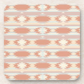 Geometrisches Muster in aztekischer Art 3 Getränkeuntersetzer (Vorderseite)