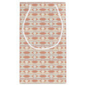 Geometrisches Muster in aztekischer Art 3 Kleine Geschenktüte (Rückseite)