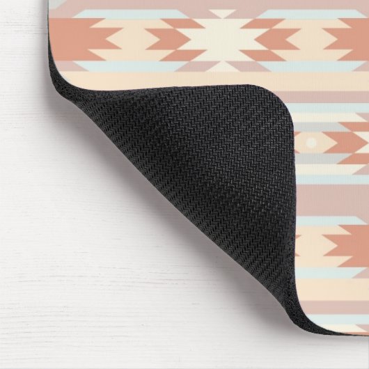 Geometrisches Muster in aztekischer Art 3 Mousepad (Ecke)