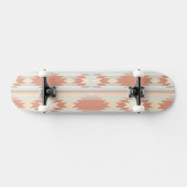 Geometrisches Muster in aztekischer Art 3 Skateboard (Horizontal)