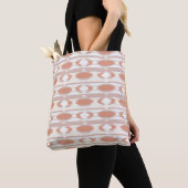 Geometrisches Muster in aztekischer Art 3 Tasche (Von Nahem)