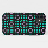Geometrisches Muster in den Farben grün und geomet Case-Mate iPhone Hülle (Rückseite (Horizontal))