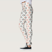 Geometrisches Muster in der aztekischen Art Leggings (Links)