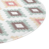 Geometrisches Muster in der aztekischen Art Schneidebrett (Ecke)