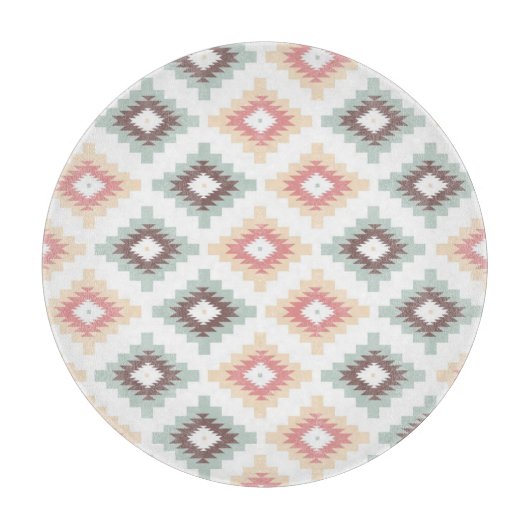Geometrisches Muster in der aztekischen Art Schneidebrett (Vorderseite)