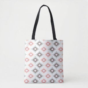 Geometrisches Muster in der aztekischen Art Tasche