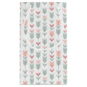 Geometrisches Muster in der Retro Art Kleine Geschenktüte (Rückseite)