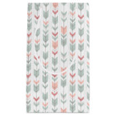 Geometrisches Muster in der Retro Art Kleine Geschenktüte (Vorderseite)