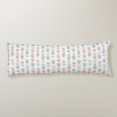 Geometrisches Muster in der Retro Art Seitenschläferkissen (Rückseite)