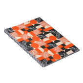 Geometrisches Muster in hellen Farbblöcken.  Notizblock (Rechte Seite)